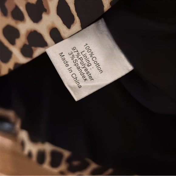 Tuckernuck x India Hicks Leopard Domino Dress M NWT Animal Print Party Mini - Picture 8 of 11